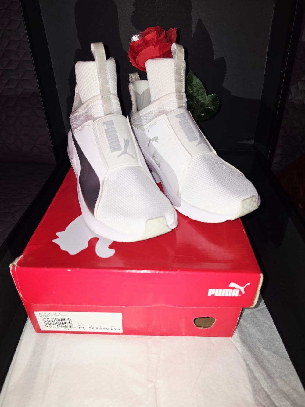 Puma Women's Slip-On Athletic Sneakers in White